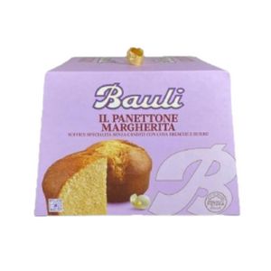 Bauli Il Panettone Margherita 700g – Soffice dolce senza canditi con uova fresche e burro, a lievitazione naturale, prodotto da forno tipico italiano
