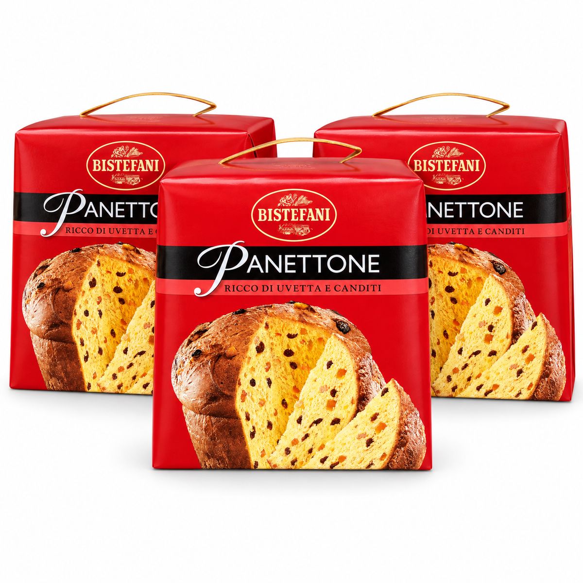 Bistefani Panettone 700 g - 3 pezzi