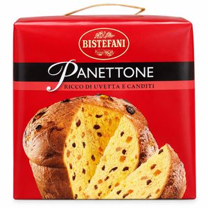 Bistefani Panettone Ricco di Uvetta e Canditi 700 g