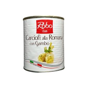 Robo Roman-Style Artichokes with Stem 750 g – Seasoned Artichokes in Sunflower Oil
