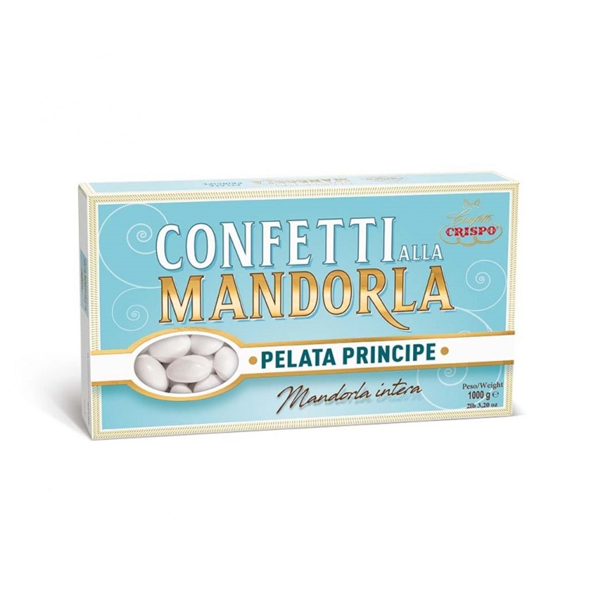 Crispo dragees Principe Whole Peeled Almond Dragees 1 kg.