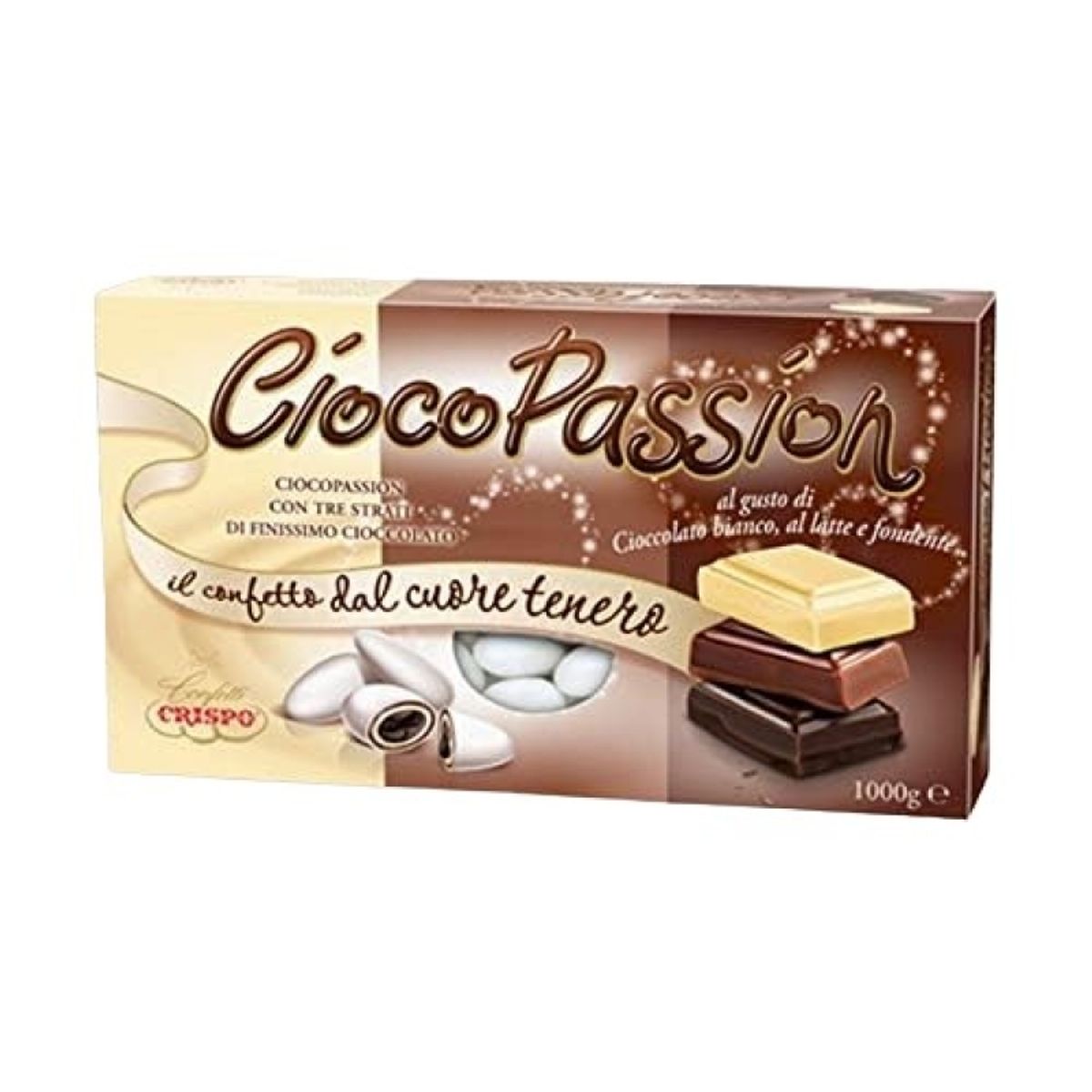 Crispo Confetti CiocoPassion Triplo Cioccolato 1 kg.
