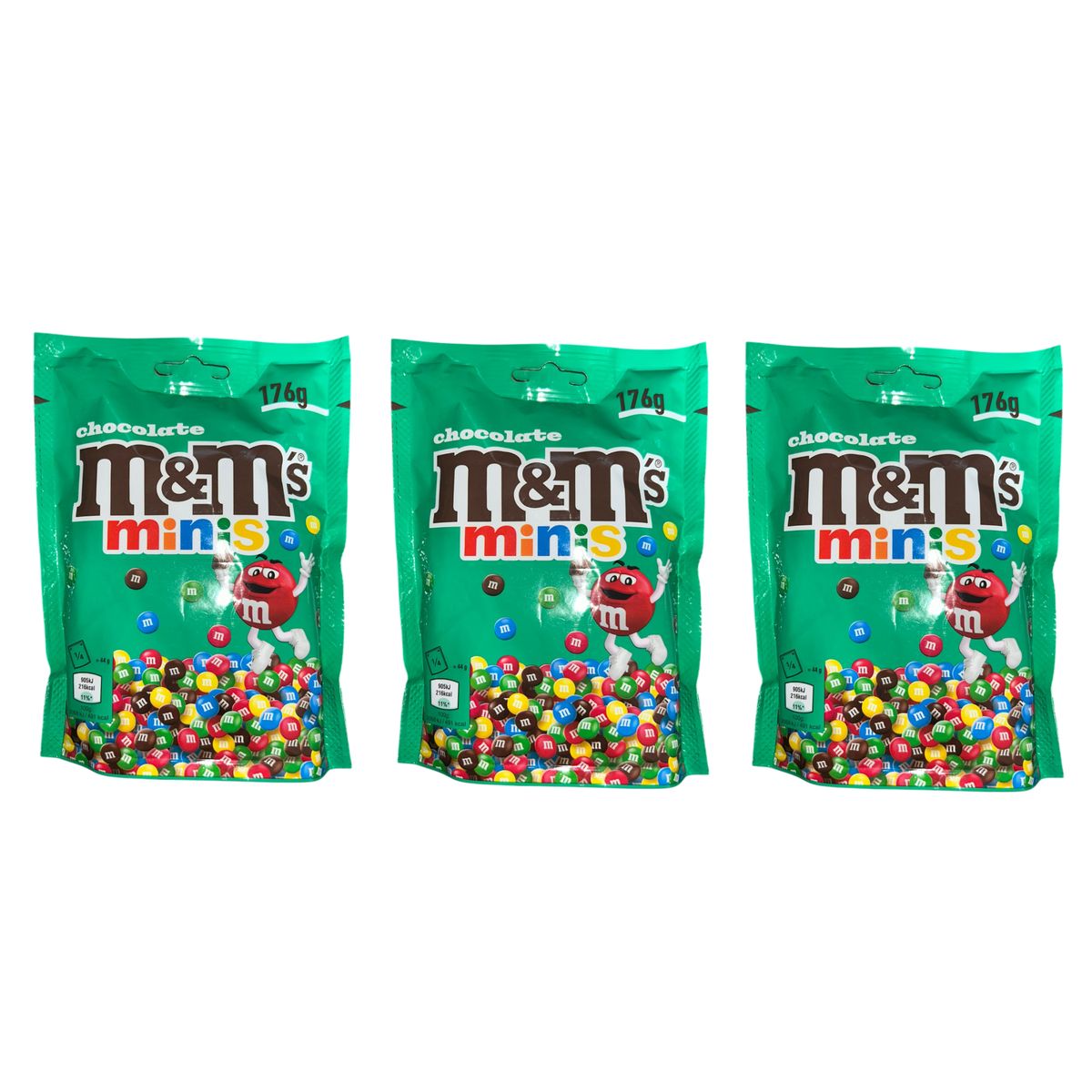 M&M's Minis Confetti di Cioccolato al Latte 176 g - 3 pezzi