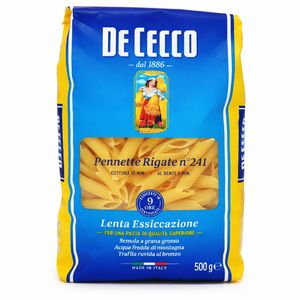 De Cecco Pennette Rigate n° 241 500 g – Pasta di Semola di Grano Duro Trafilata al Bronzo