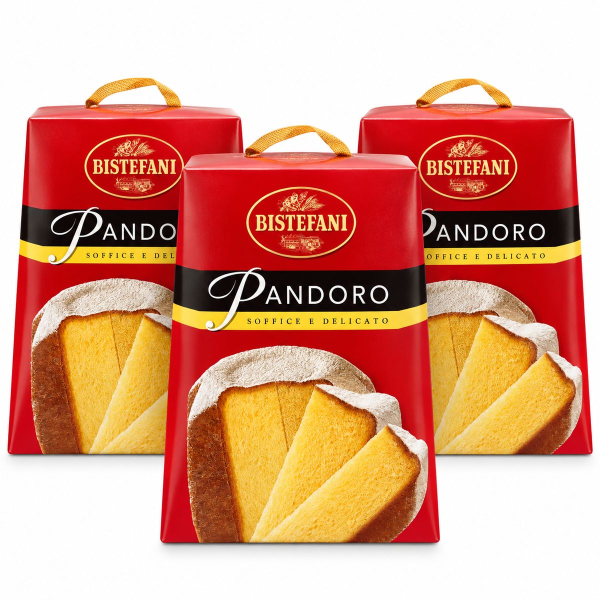 Bistefani Pandoro 700 g - 3 pièces