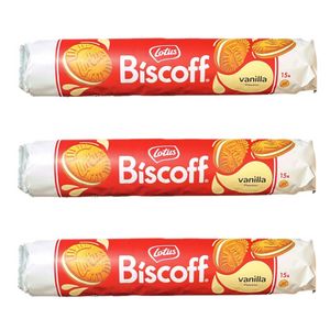 Lotus Biscoff Vanilla 150 g – Biscuits Caramélisés Fourrés à la Vanille_0