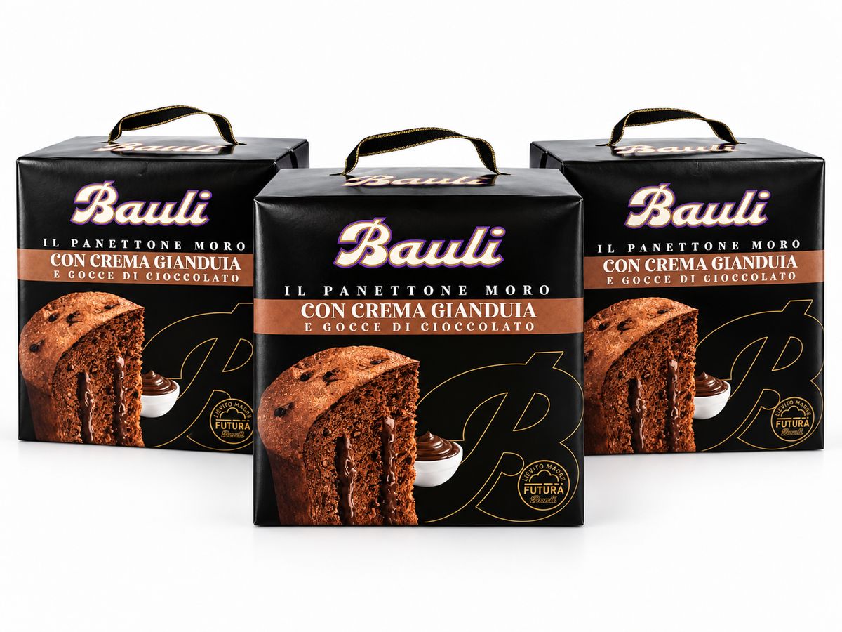 Bauli Panettone Moro 700g - 3 pièces