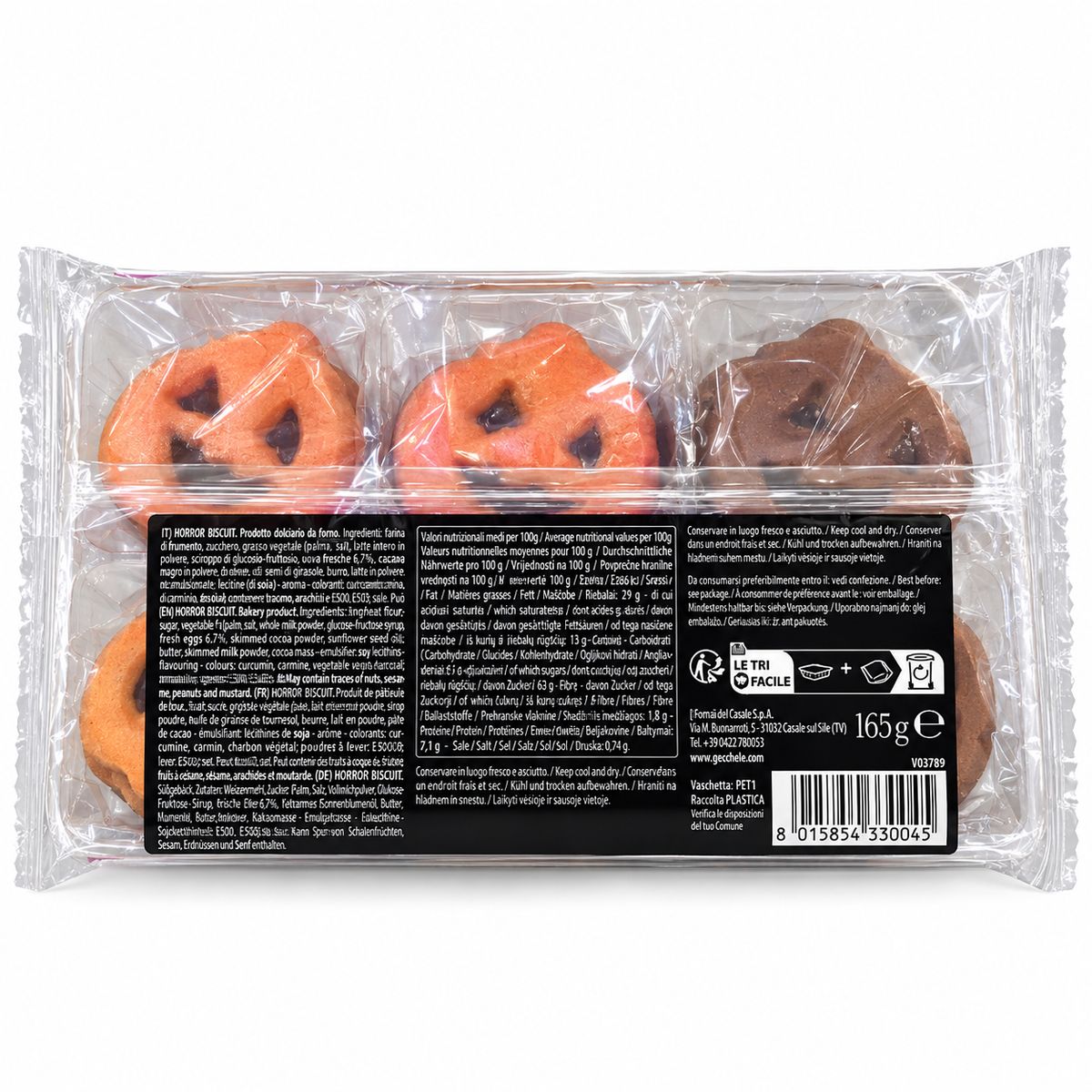 Gecchele Biscuit d'Horreur Halloween 165 g | YouDreamItalie