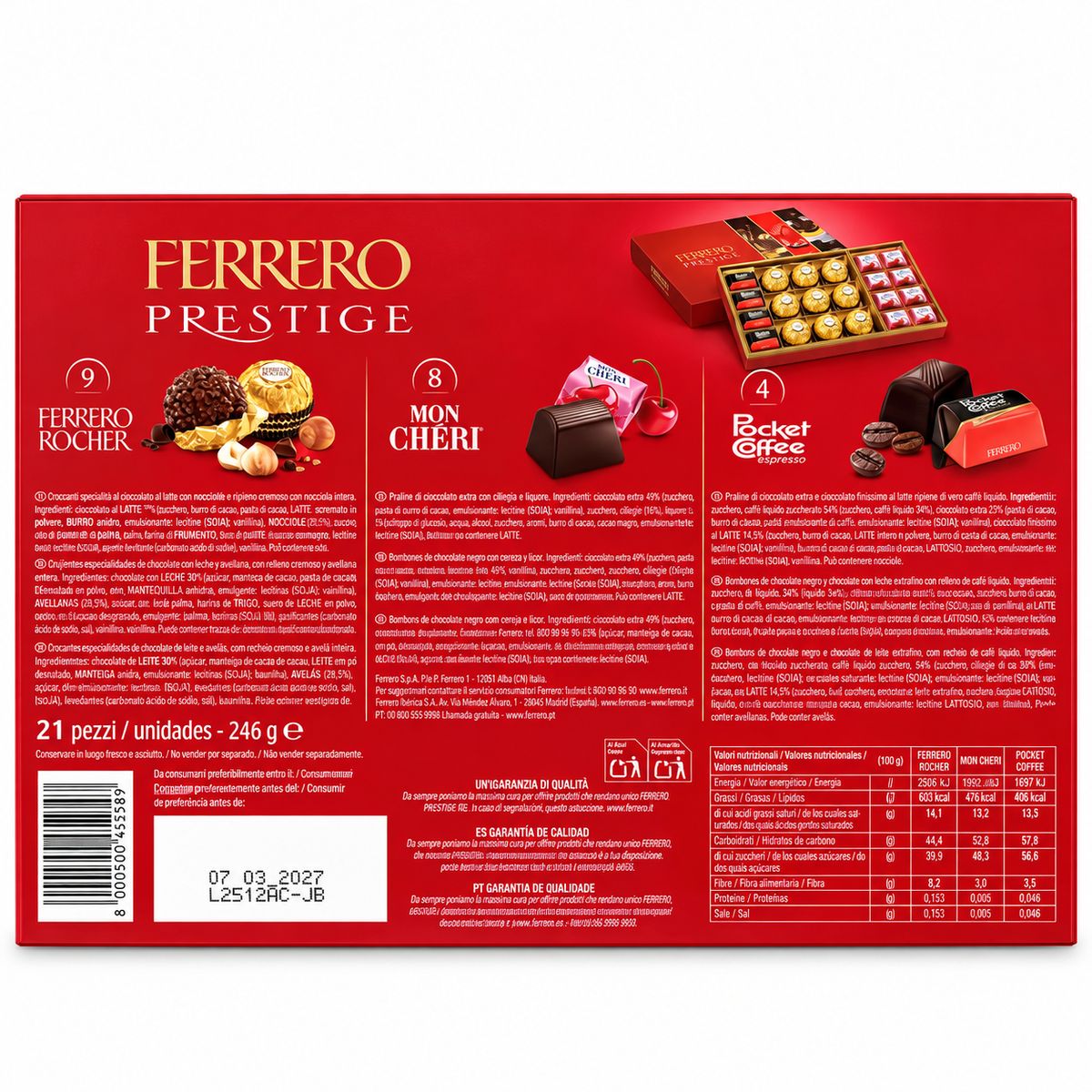 Ferrero Prestige 21 pièces 246 g