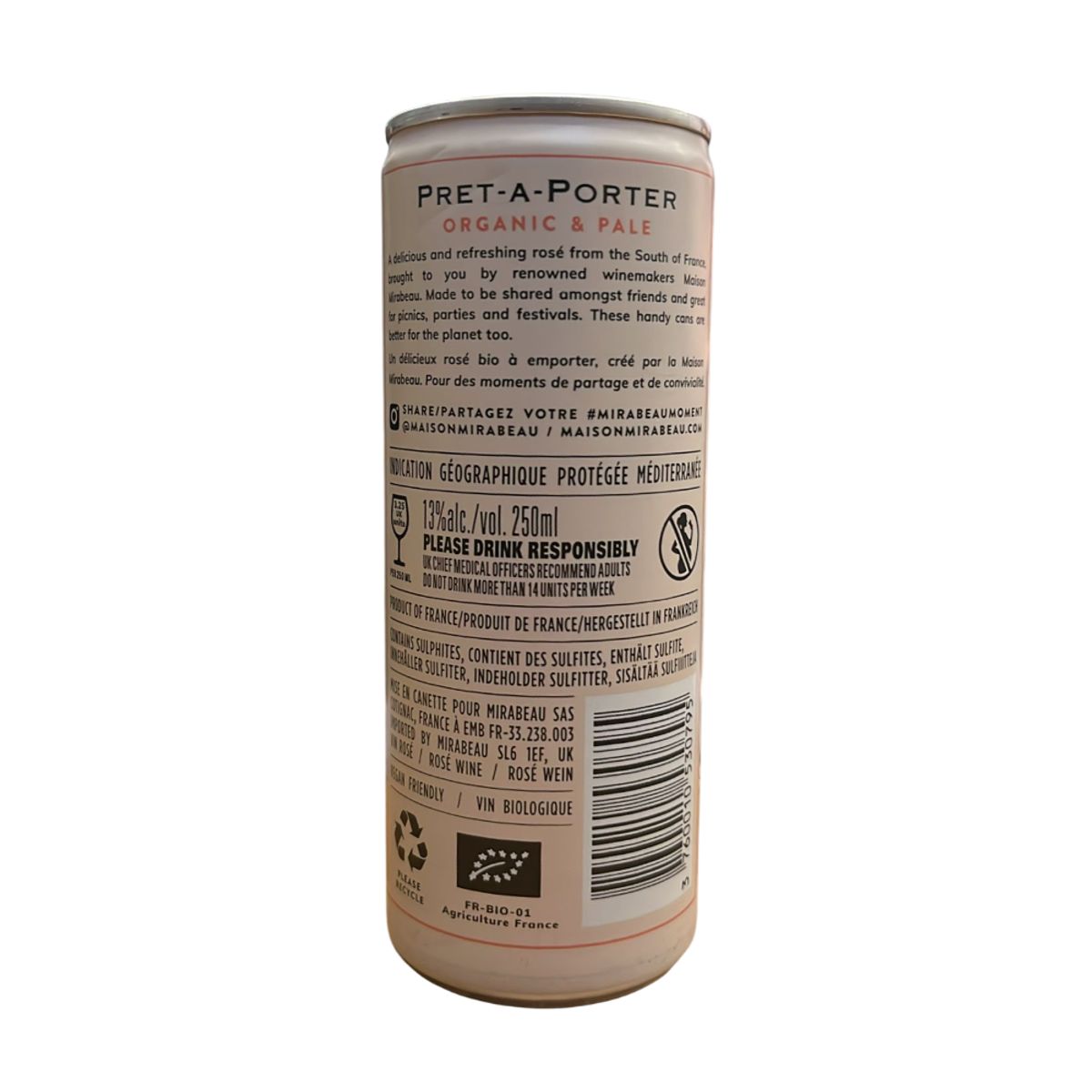 Mirabeau Pret a Porter Wine Rose 25cl