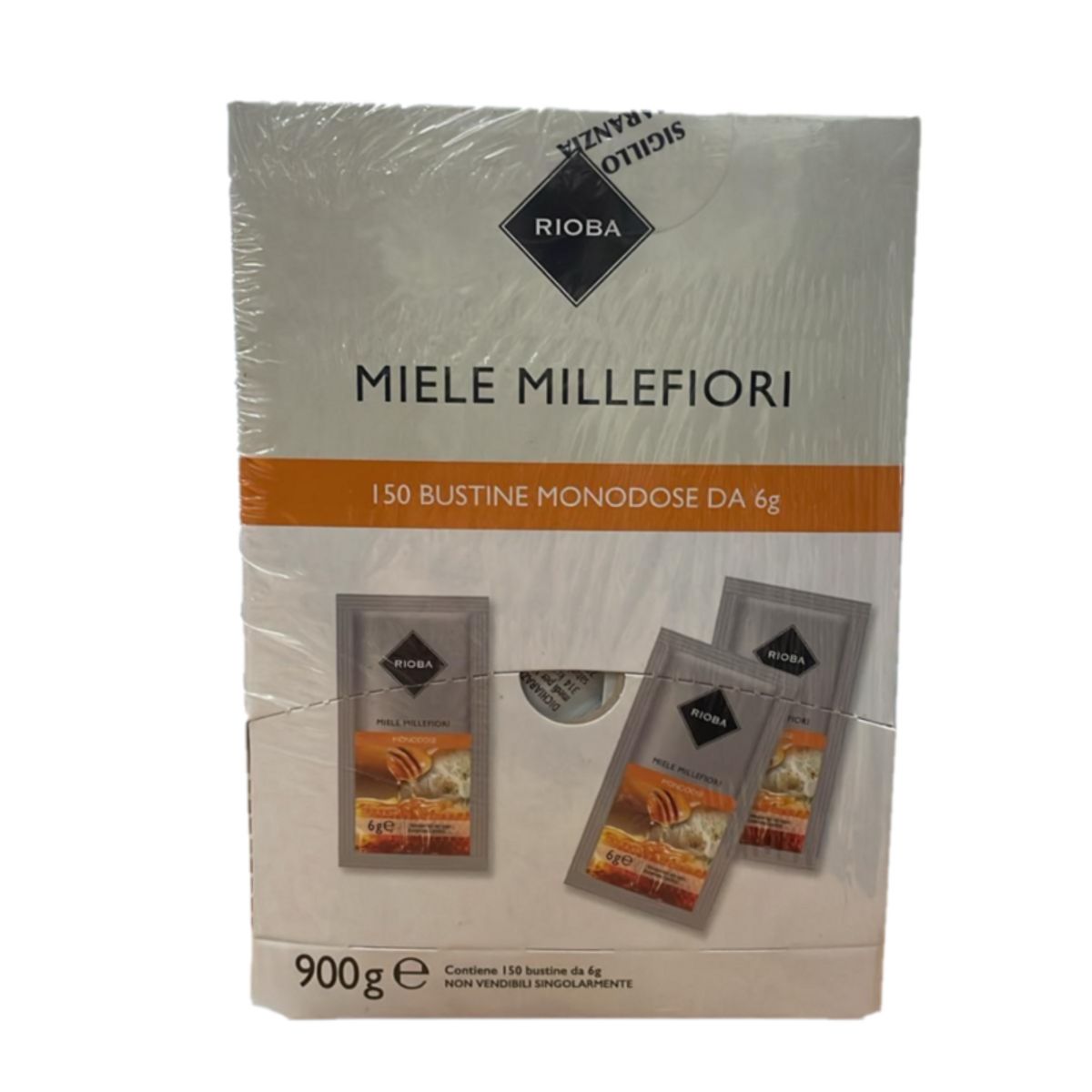 Rioba Wildflower Honey – 150 Single-Serve Sachets of 6g (900g)