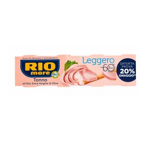 Rio Mare Thon Léger à l'Huile d'Olive Vierge Extra – 4 x 60 g
