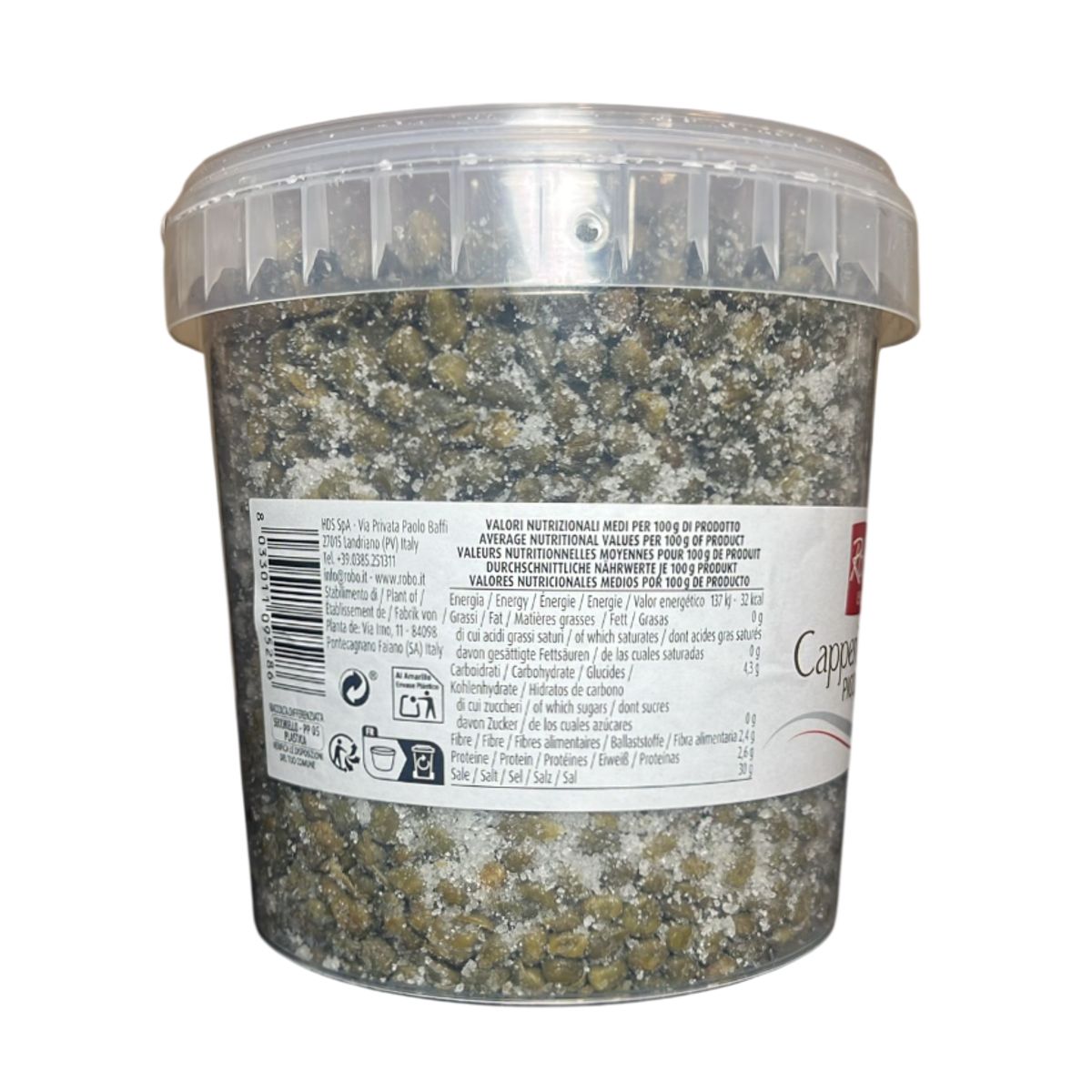 Robo Small Capers in Salt 1 kg
