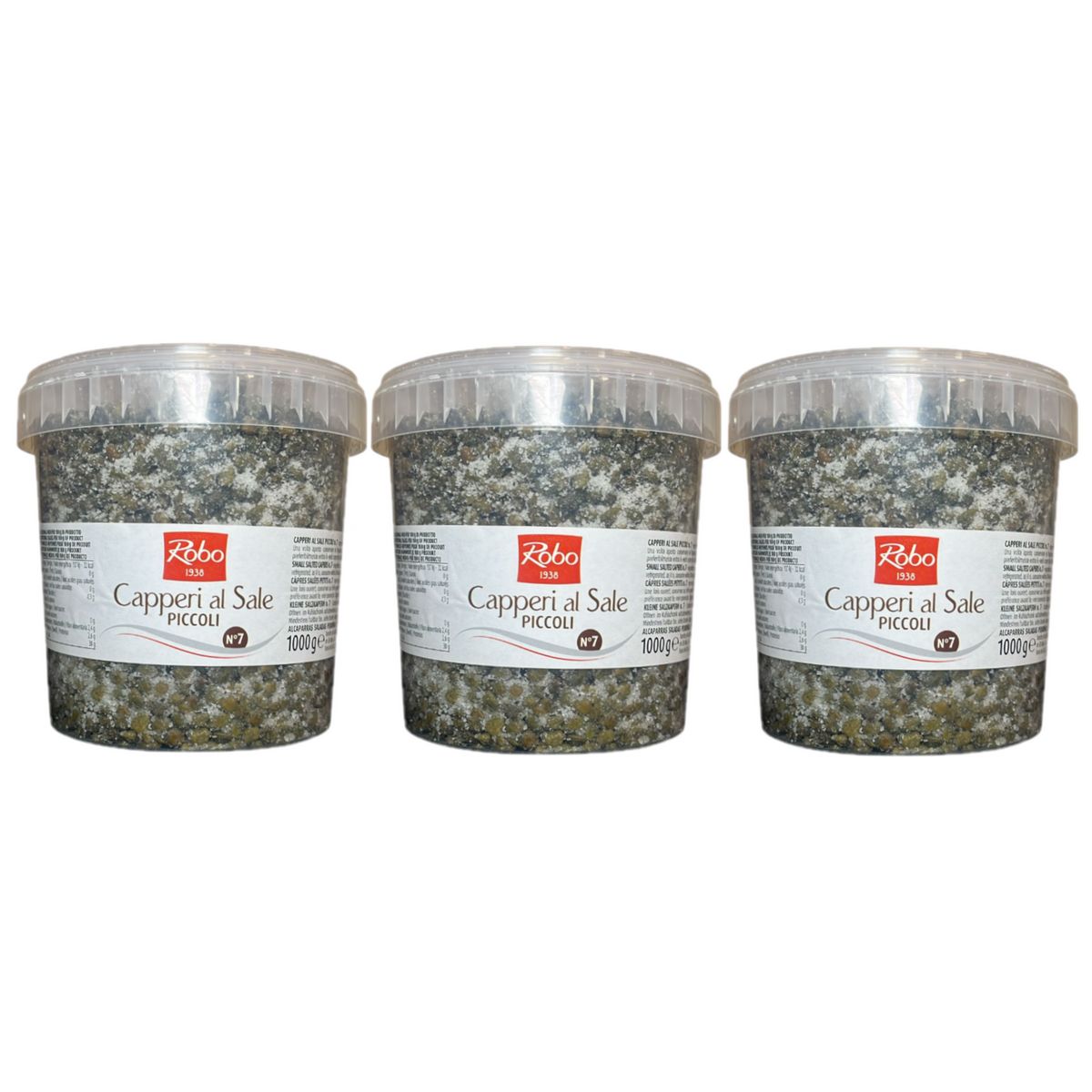 Robo Small Capers in Salt 1 kg - 3 Pieces