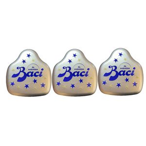 Baci Perugina Boîte Cœur en Métal 200 g – Pralinés Chocolat Noir avec Message_0
