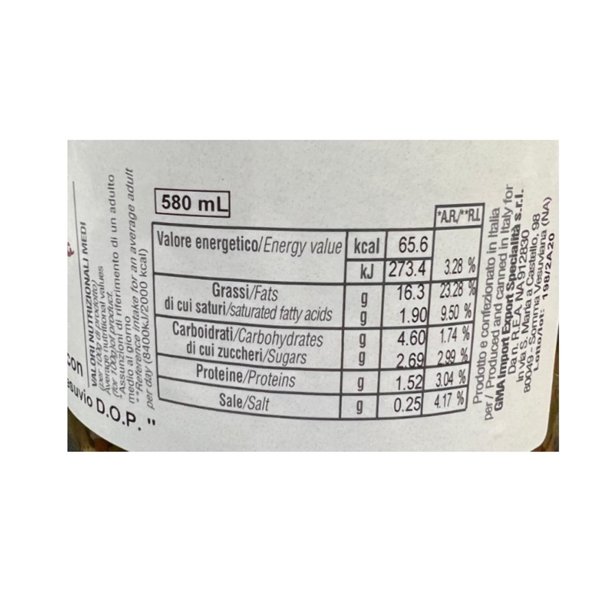 Torzelle napolitana del jardín de Lucullo salteado con Piennolo del Vesuvio D.O.P. tomates cherry 580ml