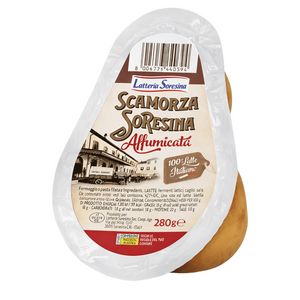 Latteria Soresina Geräucherte Scamorza 280 g – Geräucherter Pasta-Filata-Käse