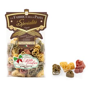 La Fabbrica della Pasta di Gragnano „Pasta Cuori Tricolori“ 500 Gr.