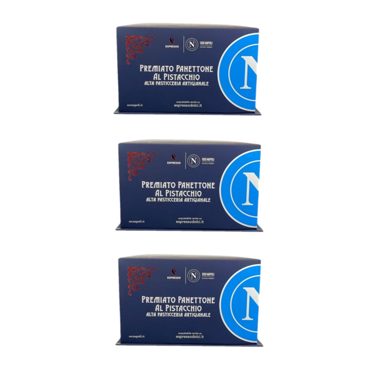 Preisgekrönter SSC Napoli Pistazien-Panettone 1 kg