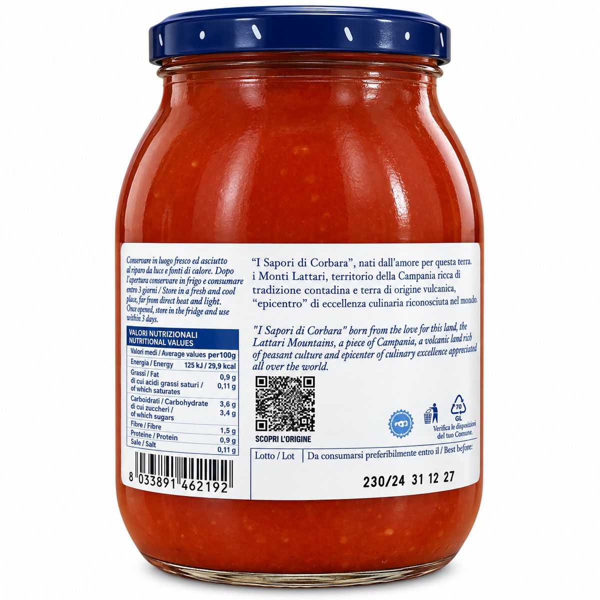 Piennolo del Vesuvio DOP Cherry Tomatoes 1 kg