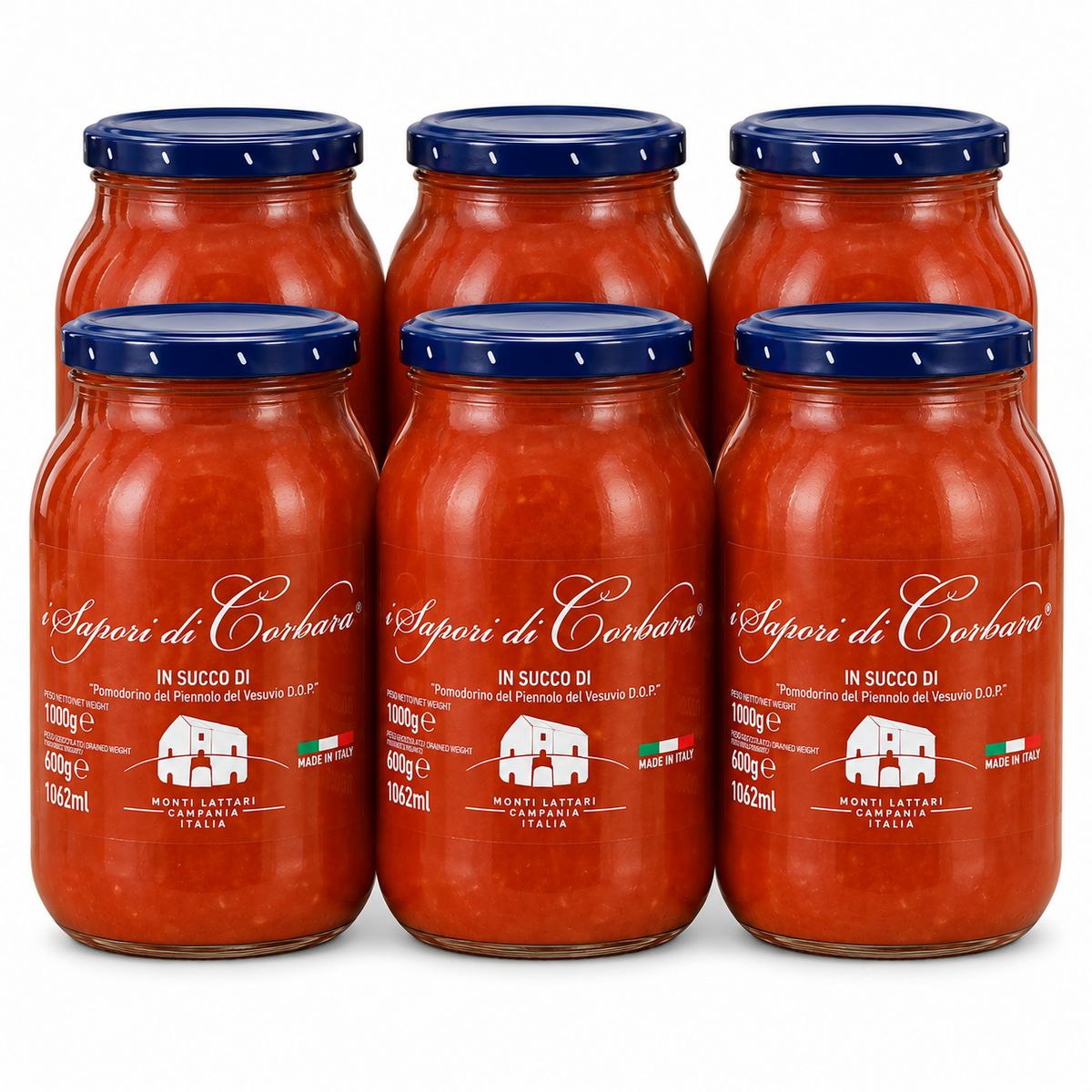 Piennolo del Vesuvio DOP Cherry Tomatoes 1 kg - 6 pieces