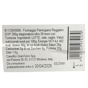 Parmareggio Parmigiano Reggiano DOP 30 Monate mit “Topolini”-Weihnachtslotto – Sonderedition 200g_desktop_2