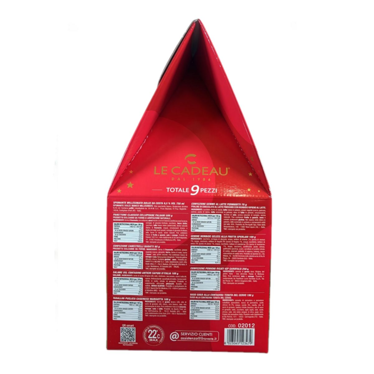 Le Cadeau “Dolce Natale” – Cesto Natalizio con Panettone Classico e 9 Specialità Italiane Gourmet | YouDreamItaly