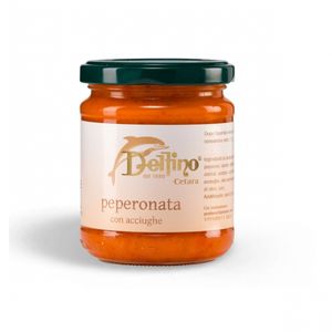 Delfino Peperonata with anchovies 180 Gr