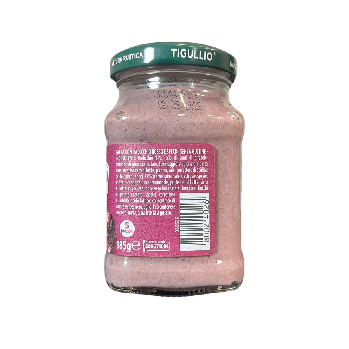 Tigullio Salsa Radicchio e Speck 185 Gr