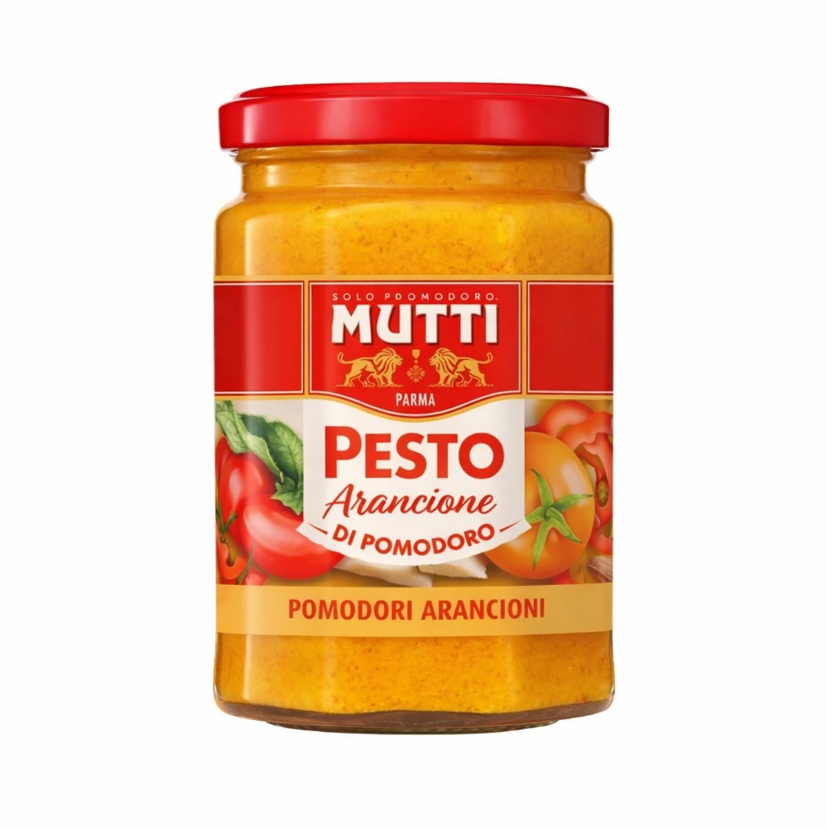 Pesto De Tomate Naranja Mutti 180g