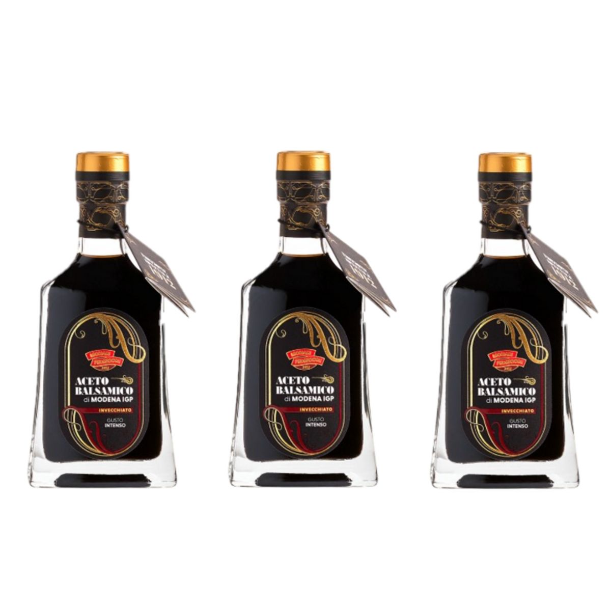 Monari Federzioni Aged Balsamic Vinegar of Modena PGI 250ml - 3 Pieces