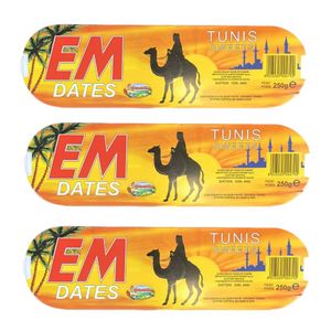 La Montanara Deglet Nour Dates Tunisia 250 g – Sweet and Soft Natural Dates from the Tunisian Desert Sun_0