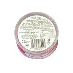 Fini Chewy Chips 200g – Rainbow Sugar Coated Fruit Flavoured Gummy Candy_1