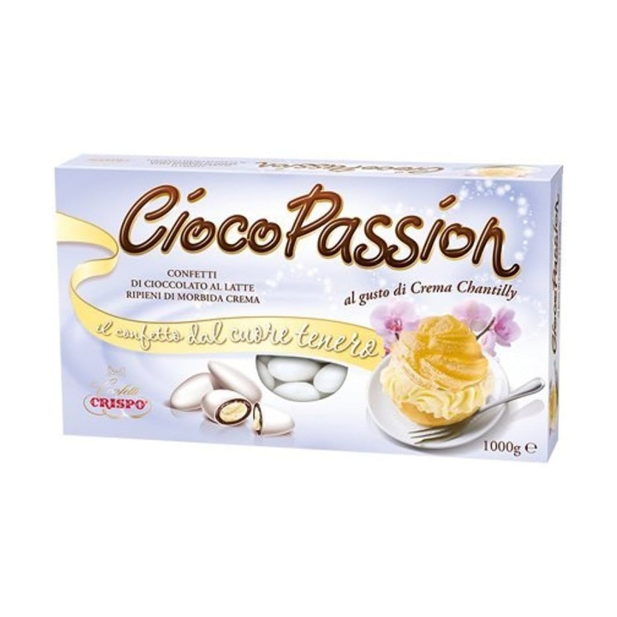Crispo Confetti CiocoPassion mit Chantilly-Creme 1 kg.