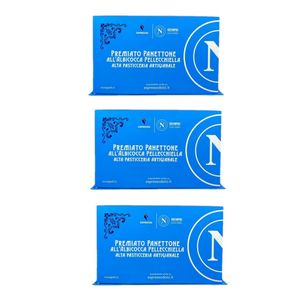 Preisgekrönter Handwerklicher Panettone mit Pellecchiella-Aprikosen – Offizielle SSC Napoli Edition – Italienische Spitzenpatisserie 1kg_0