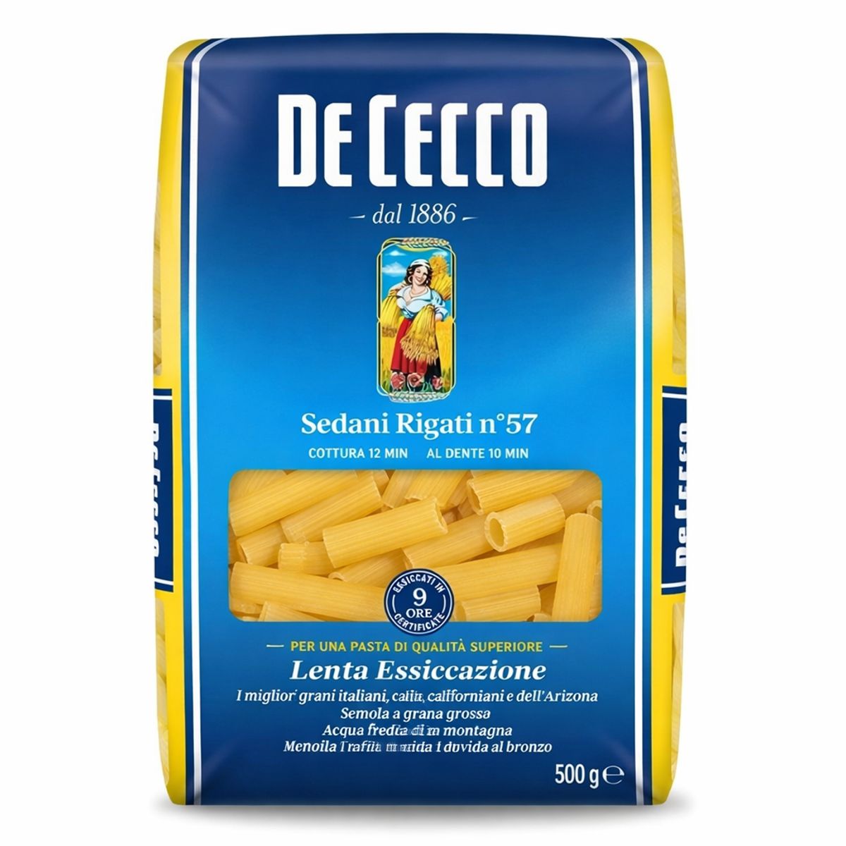 De Cecco Sedani Rigati n° 57 500 Gr.