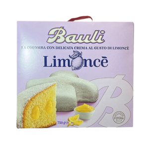 BAULI Colombe Limoncè 750 g – Gâteau Italien de Pâques à la Crème de Citron et Glaçage au Limoncello