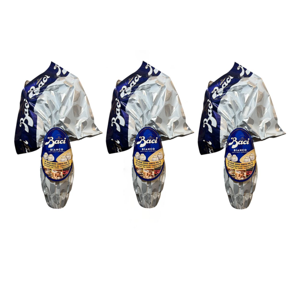 Baci Perugina Weißes Schokoladenei 265 g - 3 Stück