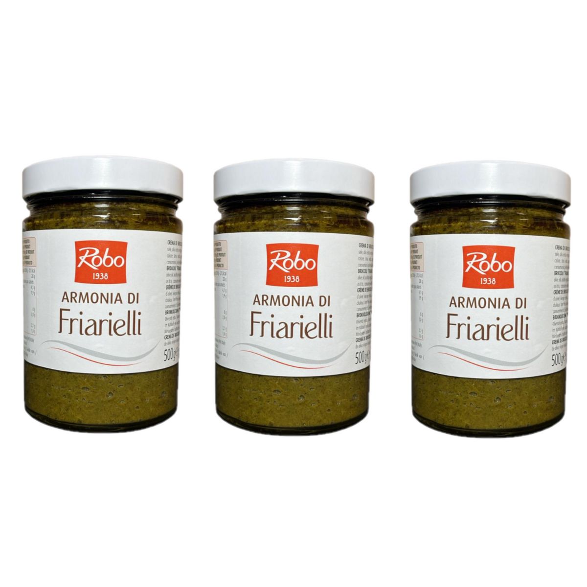 Robo Friarielli Crema 500 g - 3 Piezas