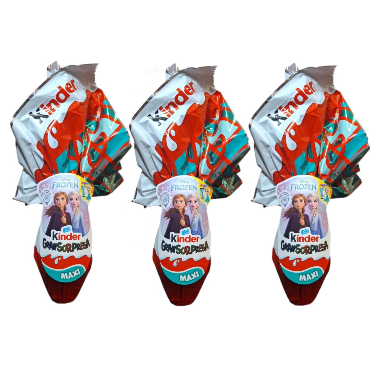 Kinder GranSorpresa Maxi Frozen 220 g - 3 Pezzi