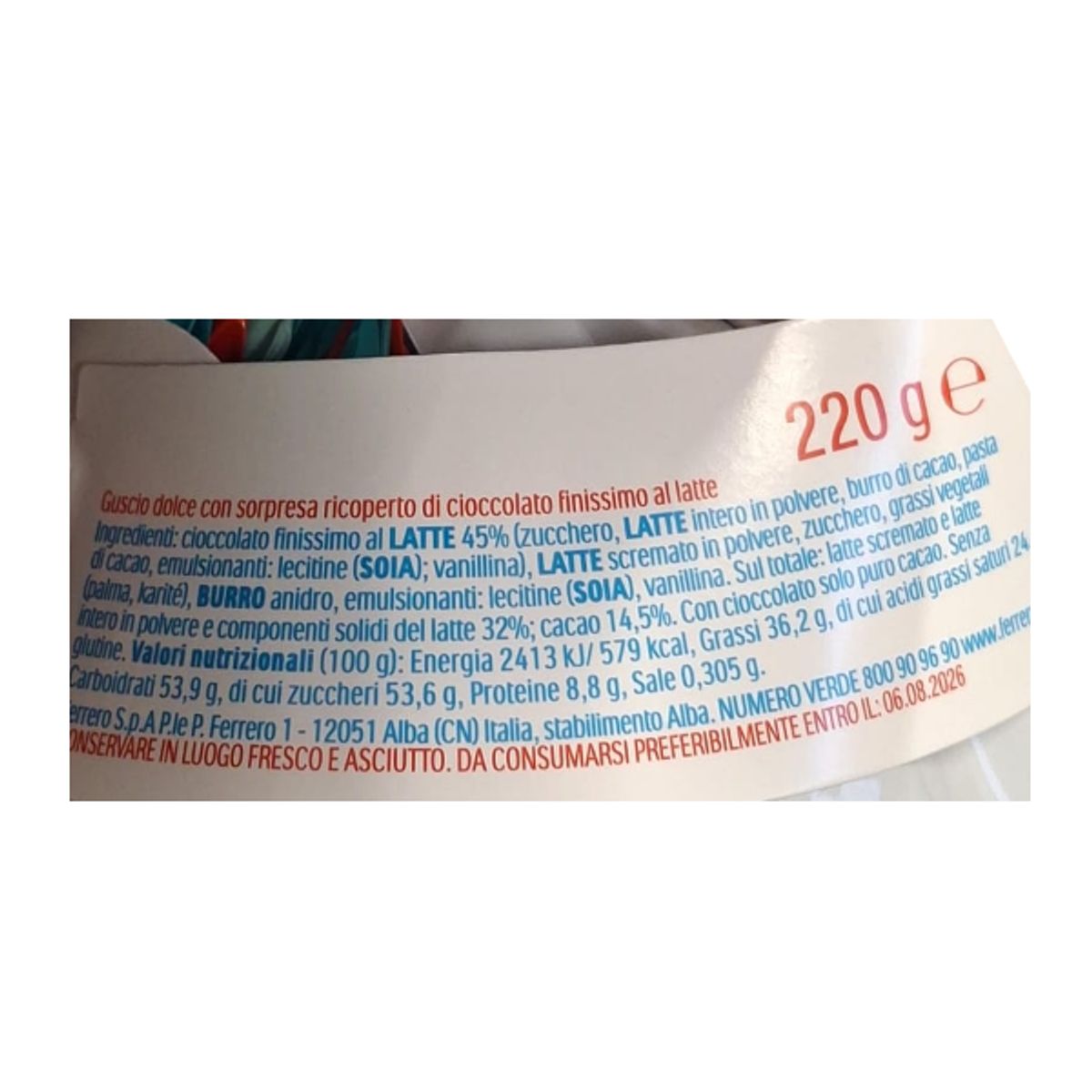 Kinder GranSorpresa Maxi Frozen 220 g 