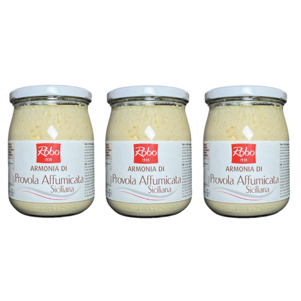 Robo Armonia Geräucherter sizilianischer Provola-Käse 540 g - 3 Stück