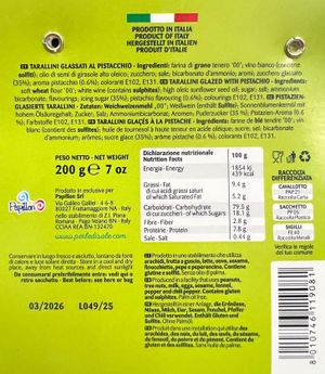 Perle di Sole Tarallini Glaseado con Pistacho 200 Gr._1