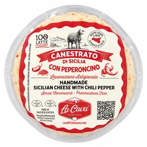 La Cava Sicilian Canestrato Cheese with Chilli Pepper approx. 500 g