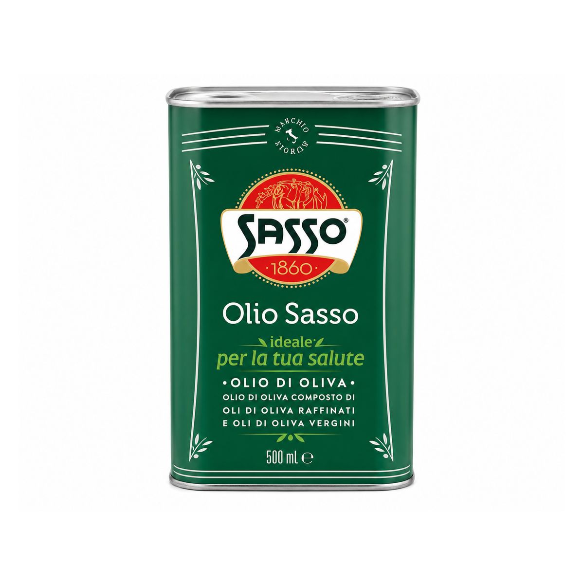 Sasso Olive Oil 500 ml in a Can