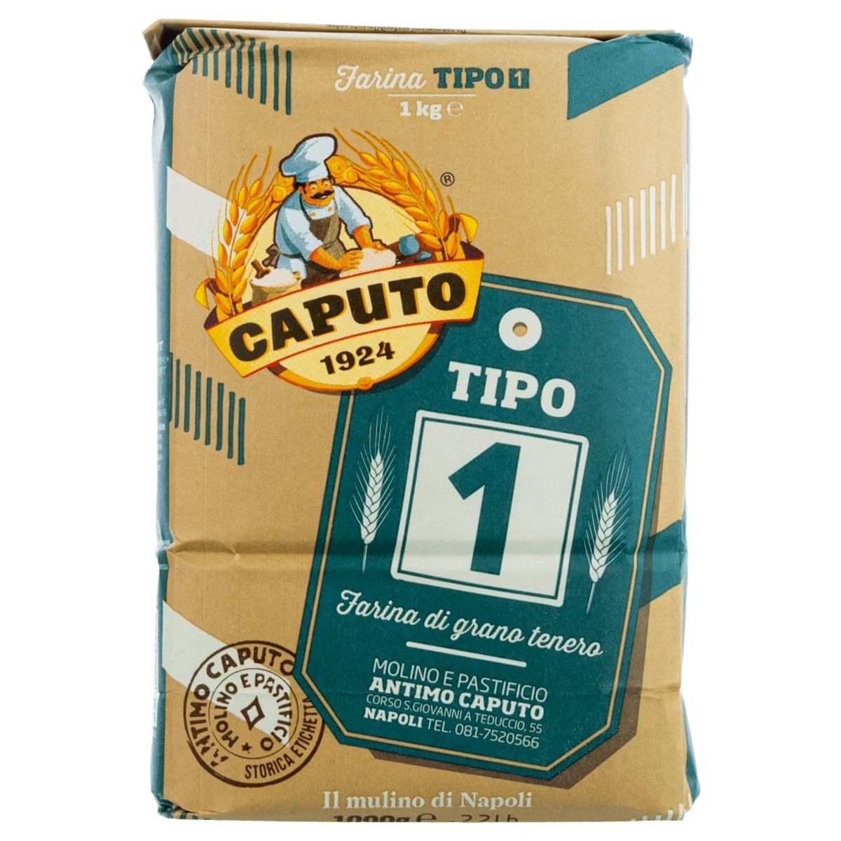 Mulino caputo farine type 1 1 kg.