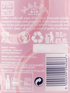 Malfy Gin Rosa 0,7 Lt._0