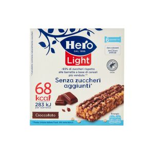 Barres de chocolat Hero Light 6 x 20 gr.