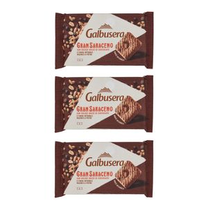 Galbusera Gran Saraceno con Gocce di Cioccolato e Farina Integrale Macinata a Pietra 6 × 43,3 Gr._0
