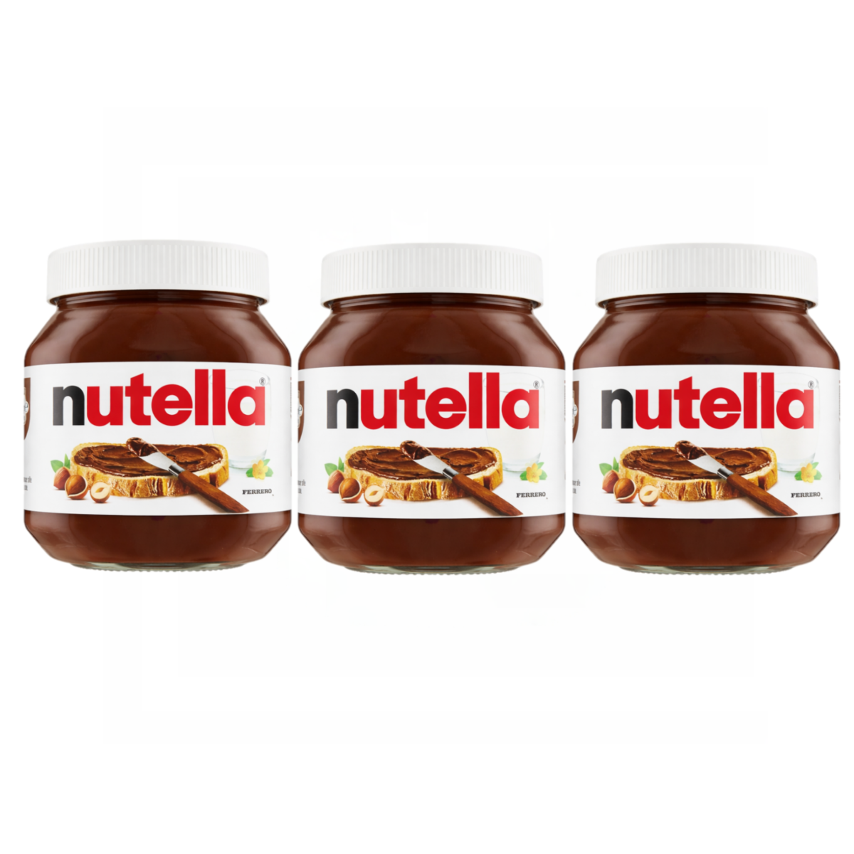 Ferrero Nutella 750 Gr. - 3 Pieces